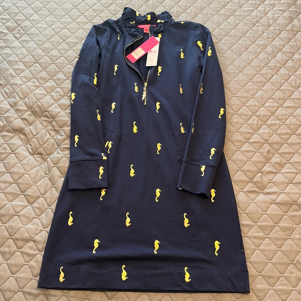 NWT Lilly Pulitzer Skipper UPF 50+ Ruffle Dress